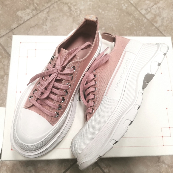 Alexander McQueen Tread slick sneaker Pink 38.5 - Picture 6 of 8